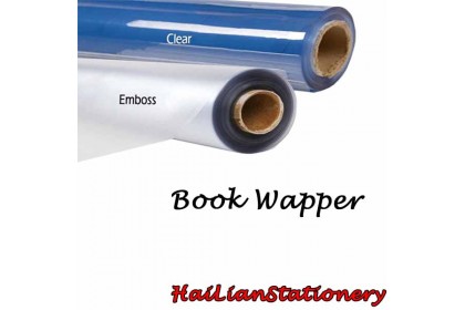 Twin Star PVC Clear Book Wrapper Twin Star PVC Clear Book Wrapper